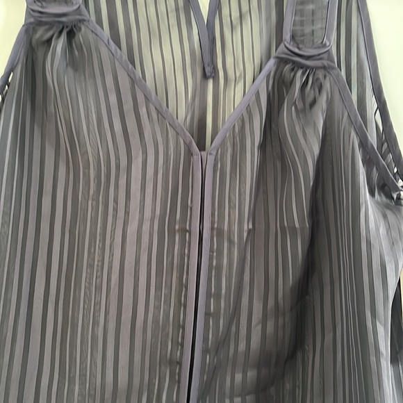 Gentle Fawn Royal Blue Sheer Sleeveless Blouse NWT Size M - Picture 6 of 7